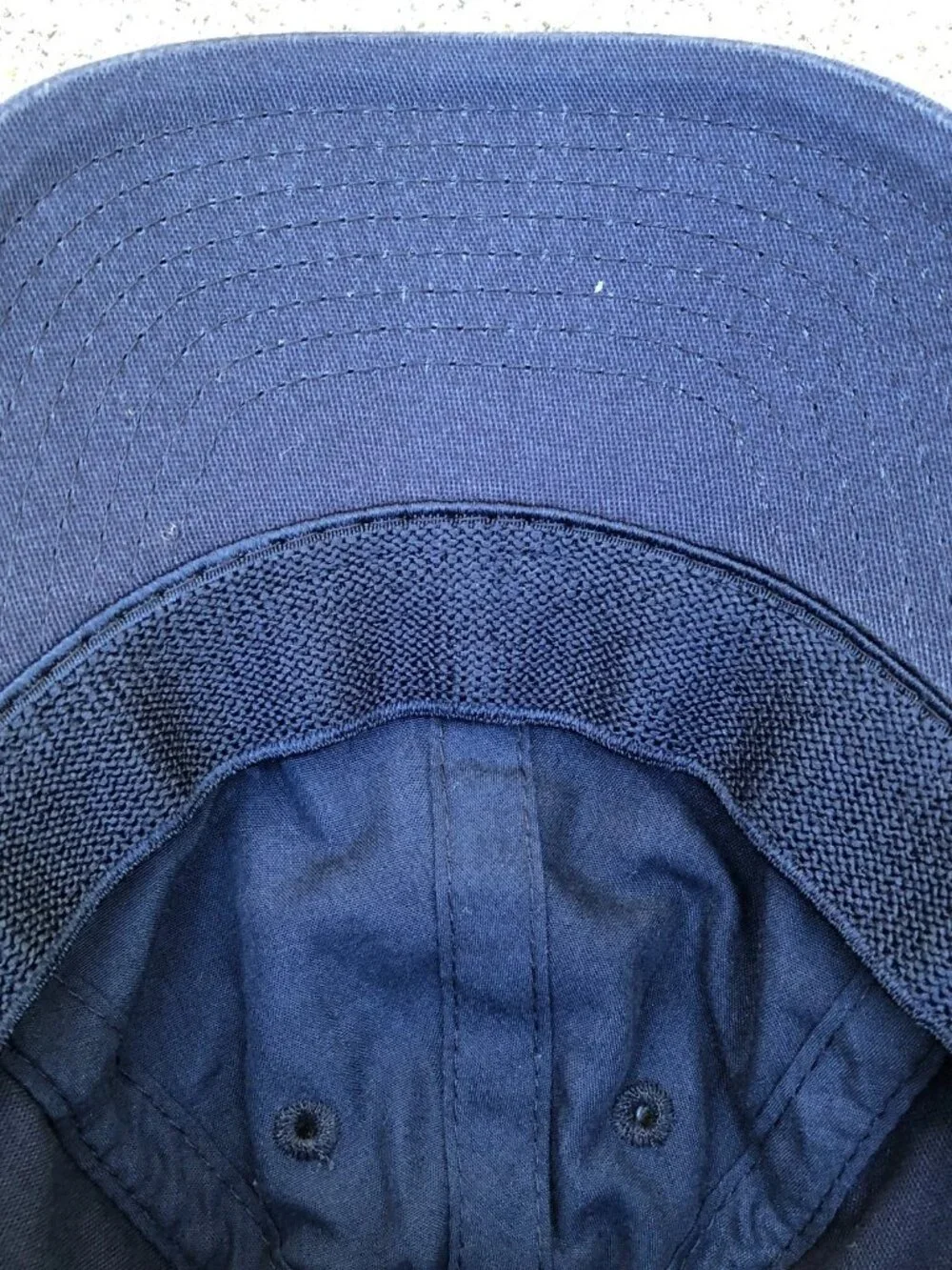 NIKE Fitted Hat Toddler Kids Blue Cap One Size Swoosh